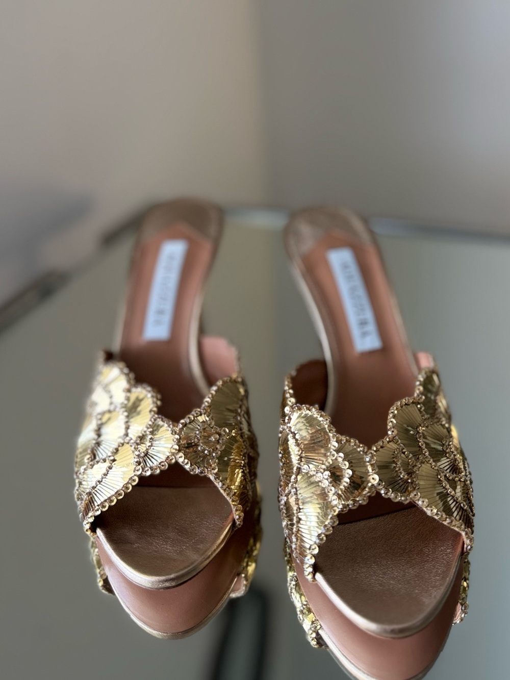 New Aquazzura Ce Soir Mule 75 $1,710 - Picture 7 of 15